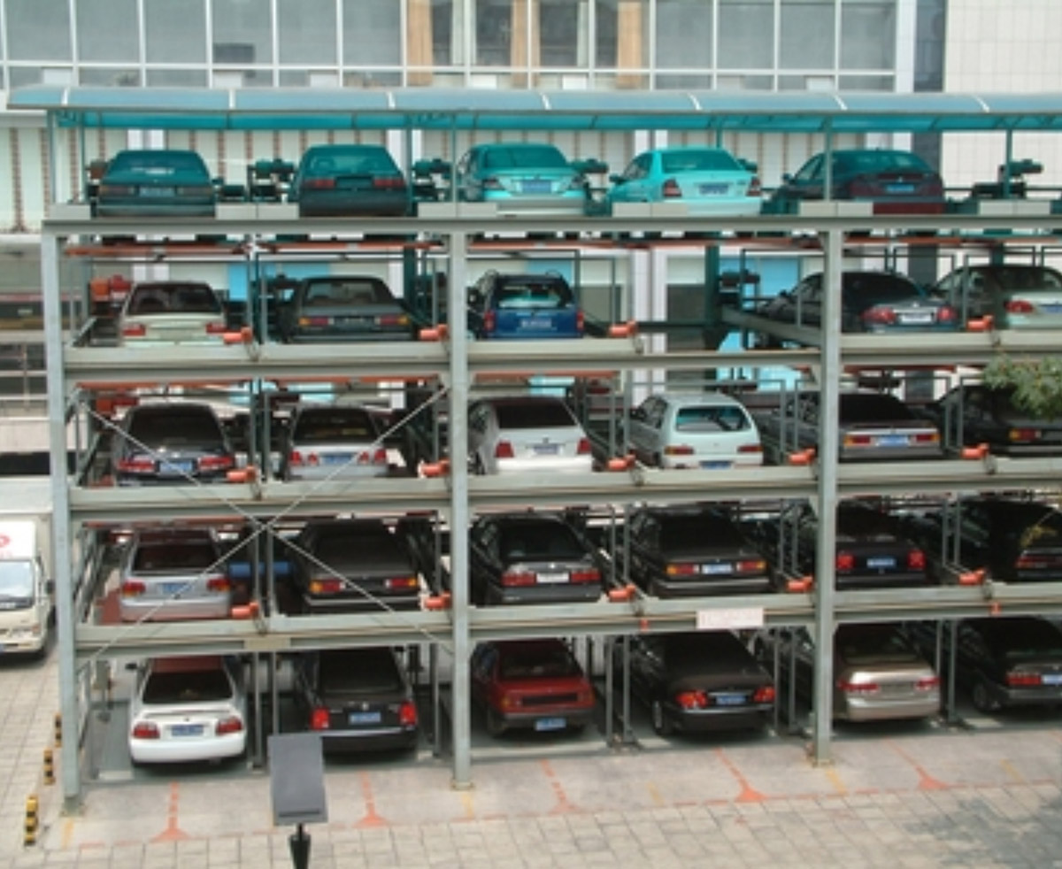 杜集机械停车库PSH5五层升降横移机械停车设备