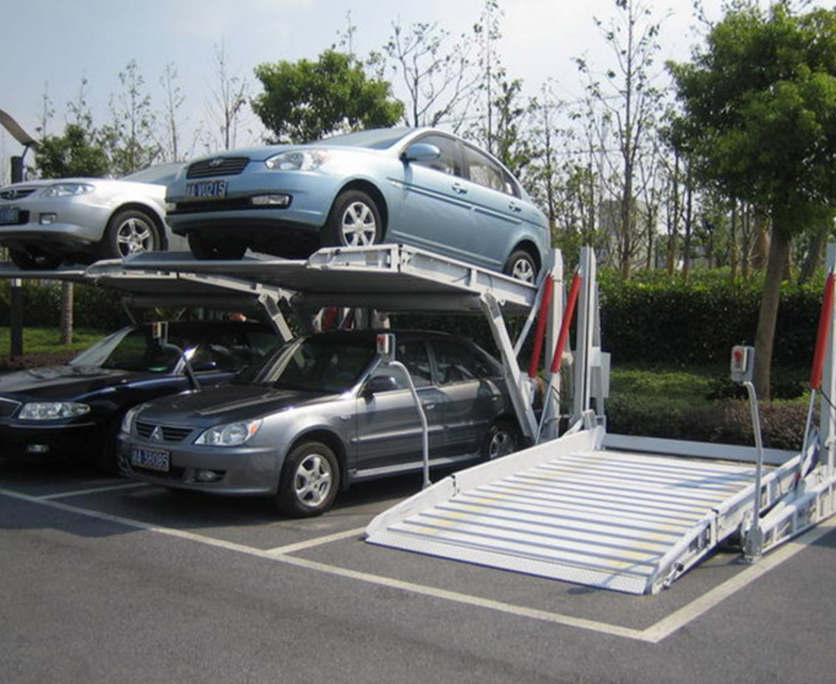 方城机械停车库PJS简易升降俯仰式停车设备